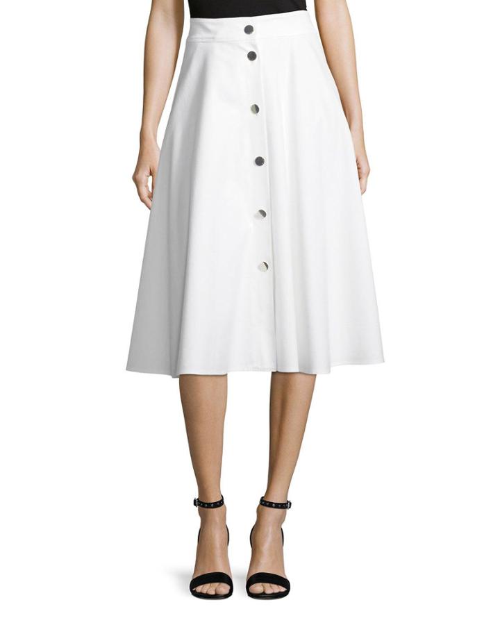 Snap-front Cotton Pique