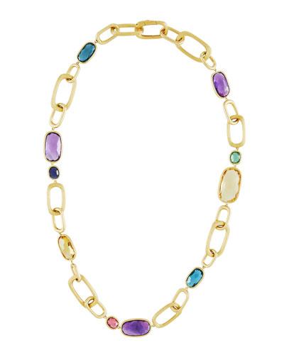 Murano 18k Mixed Gemstone &