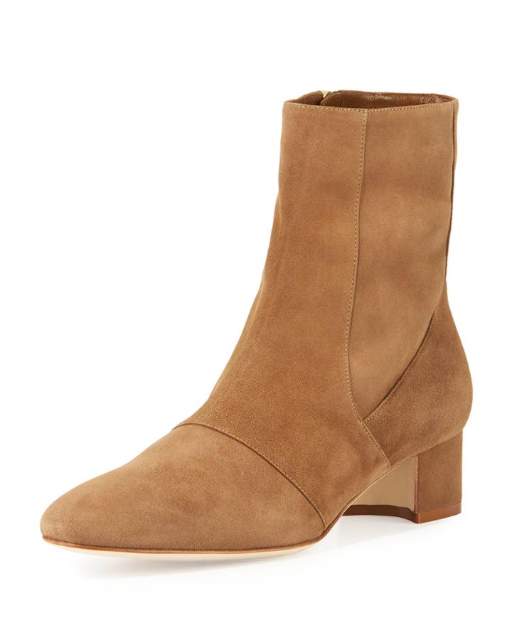 Tagnopla Seamed Suede Ankle Boot