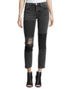 Lep Mid-rise Patched Distressed