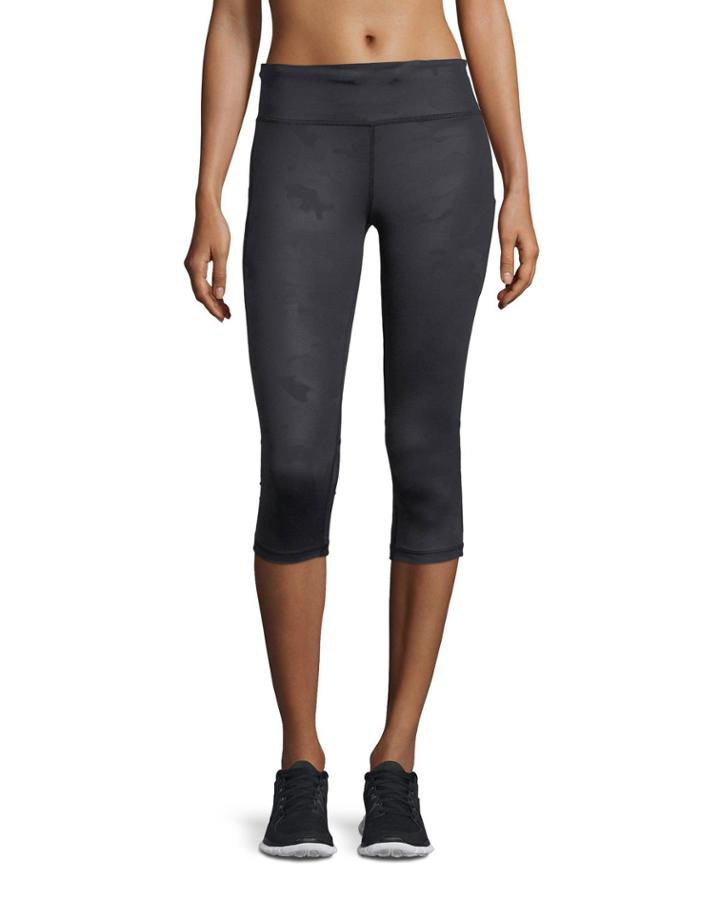 Wilcox Camo-print Capri Cropped Performance Tights