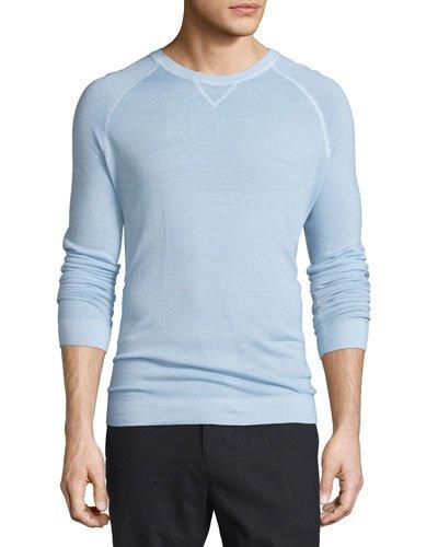Raglan-sleeve Crewneck