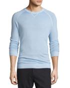 Raglan-sleeve Crewneck