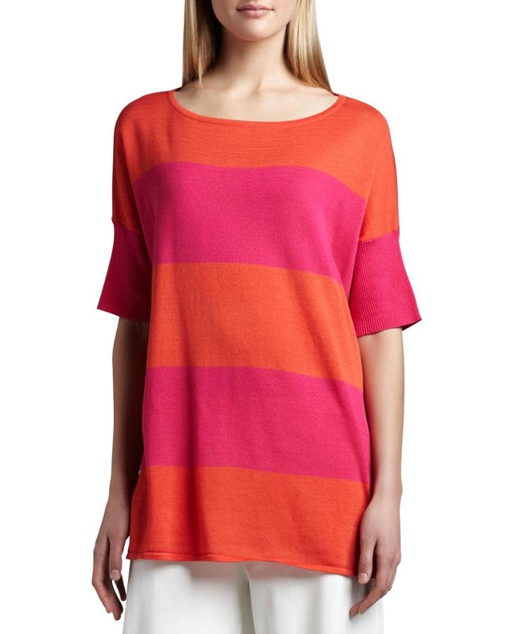 Striped Boxy Sweater,