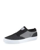 Men's Beckham Striped Flyknit Sneakers, Black/gray