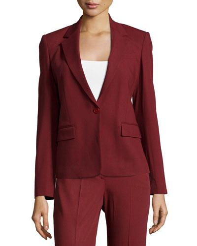 Gabe N Edition Wool-blend Suit Jacket, Brick