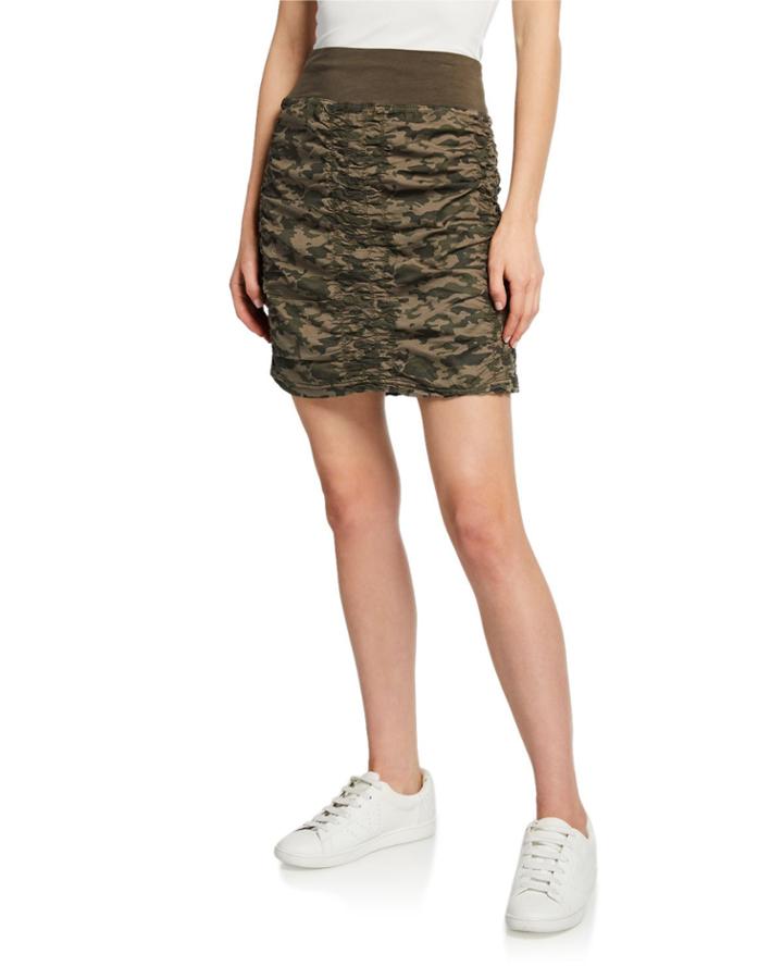 Camo Trace Ruched