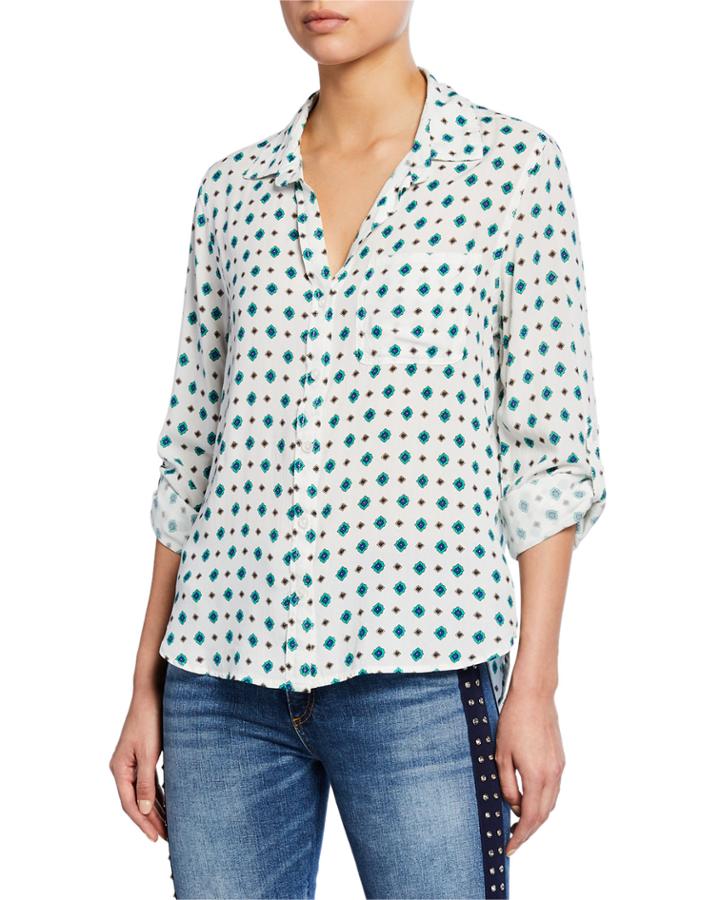Elisa Geometric Pattern-printed