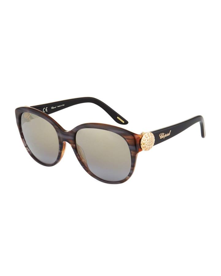 Rounded Contrast Patterned Acetate