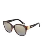 Rounded Contrast Patterned Acetate