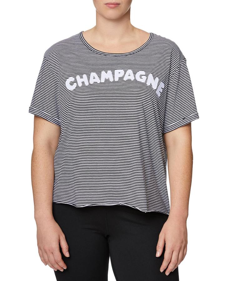 Plus Size Champagne Oversized