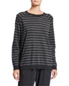 Striped Long-sleeve Cozy