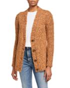 Twisted Slub Boucle Wool-blend Cardigan