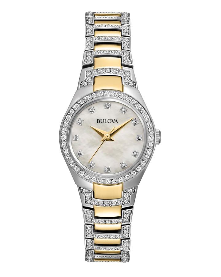 24.5mm Crystal Slip-on Bracelet Watch