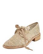 Paisley Lace-covered Oxford