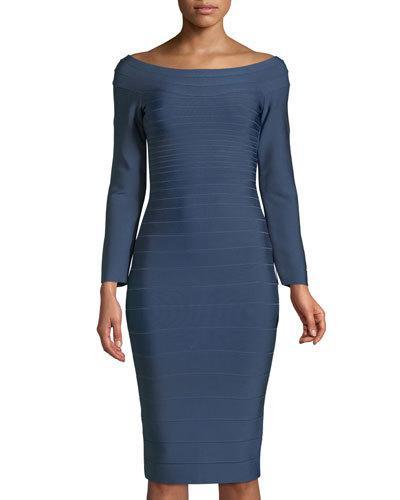 Off-the-shoulder Bandage Dress