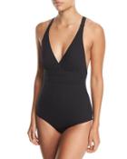 Crisscross-back One-piece