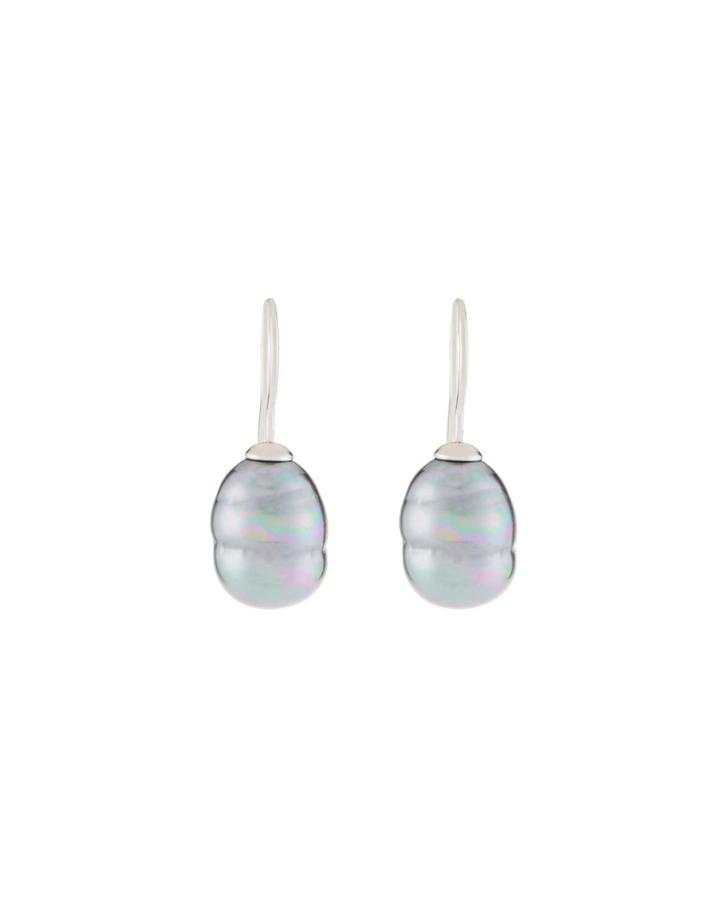 12mm Baroque Pearly Drop Earrings