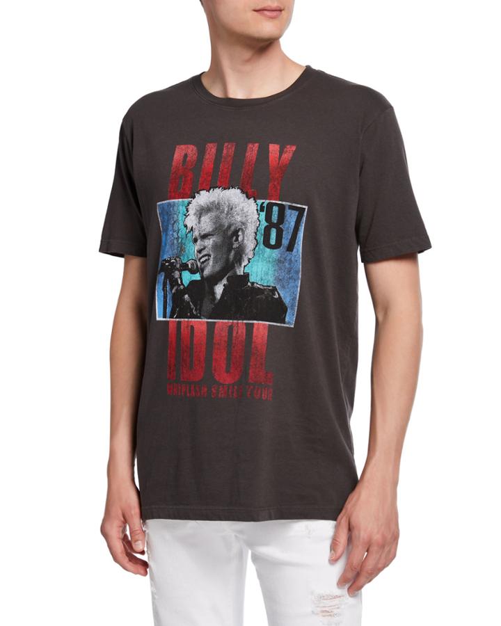 Billy Idol 87 Graphic Crewneck T-shirt