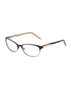 Round Two-tone Metal Optical Glasses