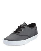 Neptune Twill Low-top Sneaker, Black/white