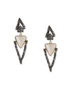 Luxe Triangular Drop Earrings