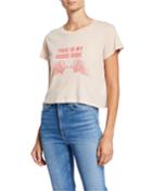 This Is My Good Side Graphic Baby Crop Tee