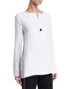 Georgette Belted Blouse