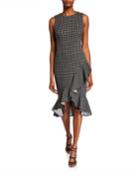 Menswear Plaid Ruffle
