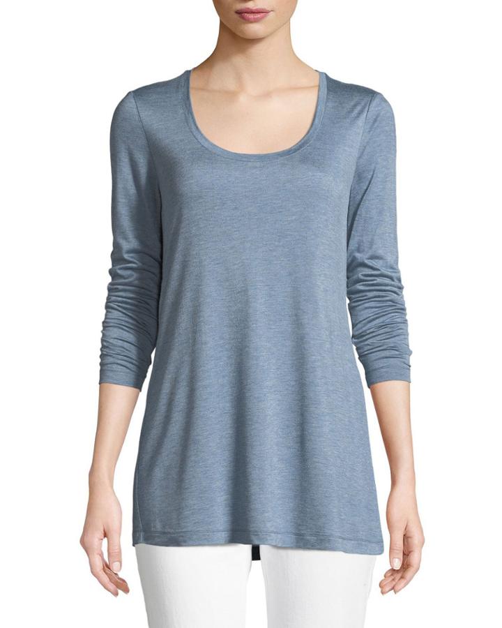 Hallie Featherweight Jersey Long-sleeve Top