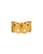 Siviglia 18k Two Row Link Ring,