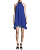 Catarata Halter-neck Chiffon Tent Dress