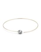 Sea Of Beauty Tahitian Keshi Pearl & Diamond Collar Necklace