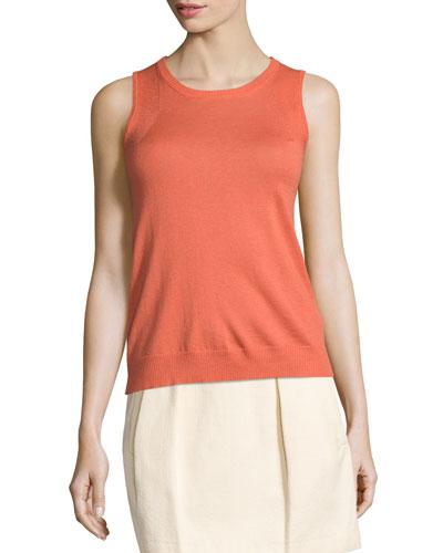 Round-neck Sleeveless