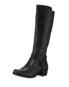 Cierra Leather Tassel Boots