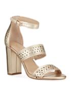 Gemi Metallic Leather Cutout