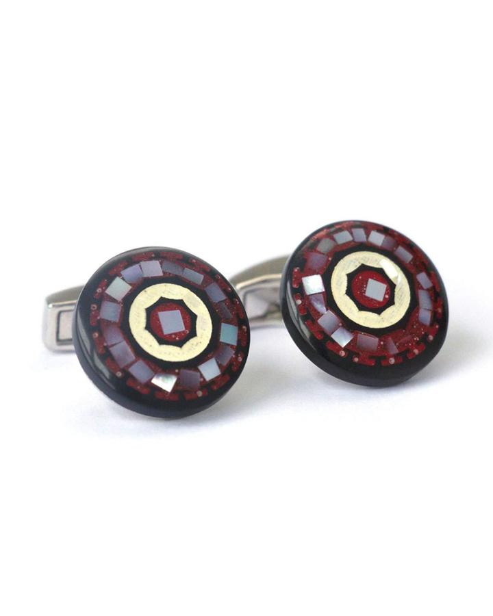 Mother-of-pearl Mosaic Cufflinks