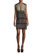 Sleeveless Leopard & Lace