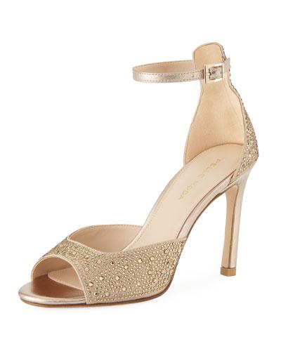 Erica Crystal-embellished High Dressy