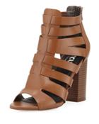 York Cutout Zip-up Gladiator Bootie,