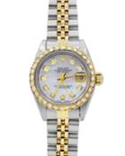 Pre-owned 26mm Datejust 18k Gold & Diamond Watch