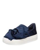 Azzura Satin Sneakers W/knot