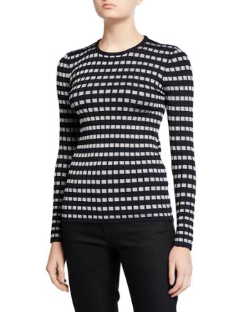 Saviny Stripe Crewneck Rib