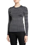 Saviny Stripe Crewneck Rib