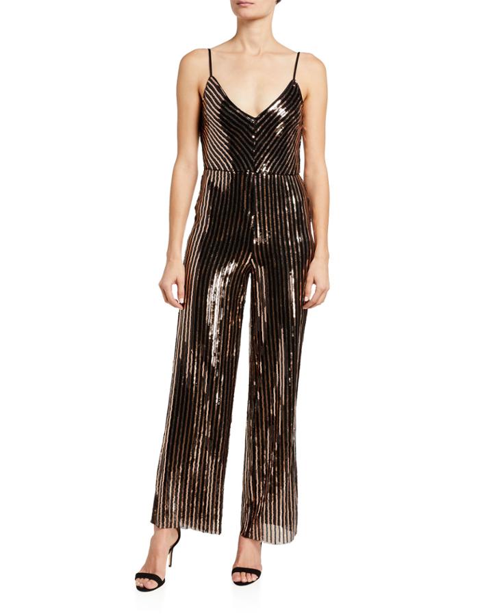 Sequin Cowl Back Jumpsuit