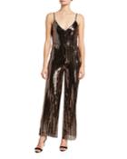Sequin Cowl Back Jumpsuit