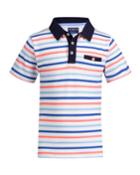 Multicolored Stripe Polo Shirt,