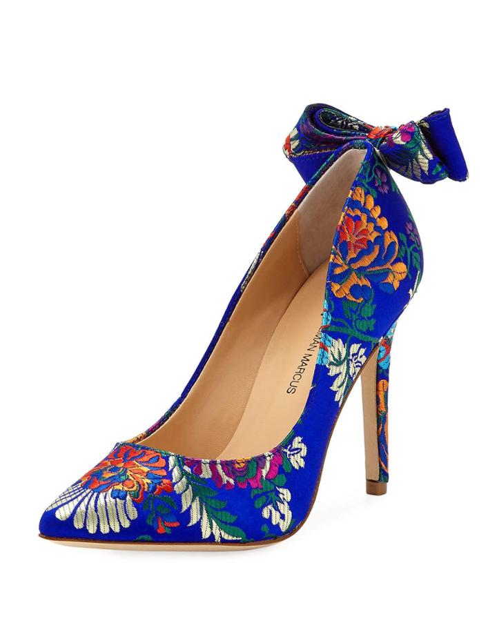Verity Printed Bow-back Pump