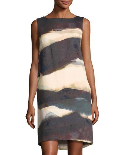 Valnetina Printed Sheath Dress,