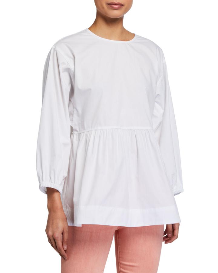 Axel Tie-back Peplum Top